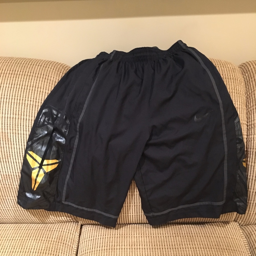 KOBE Nike Shorts (Black/Gold) Men's Size 2XL